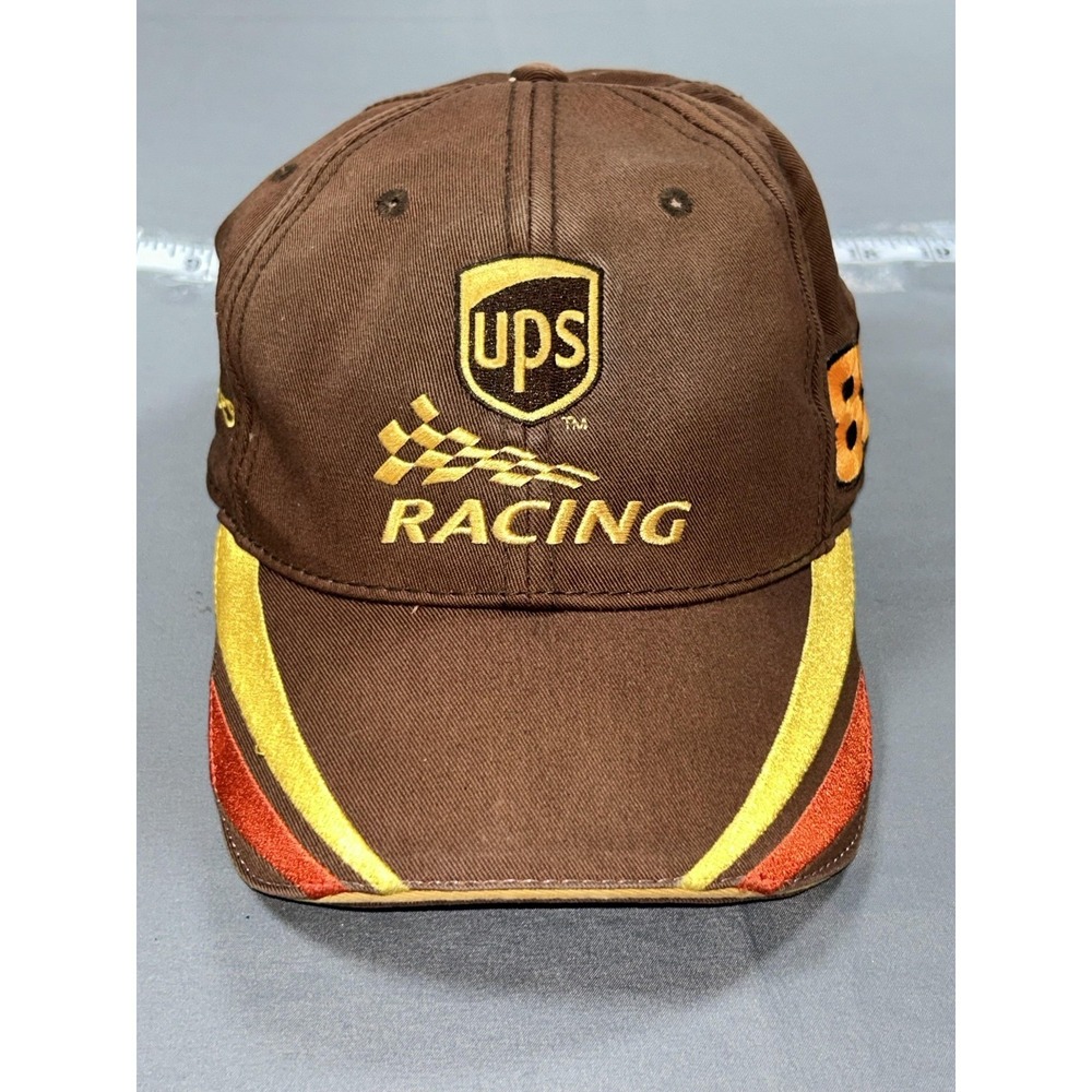 Dale Jarrett UPS Racing Hat Cap Strap Back One Size Brown NASCAR Racing 88 Chase